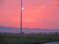 日の出まであと少し 