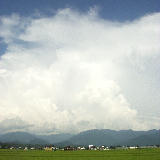 立ち上る夏の雲 