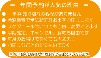 年間予約が人気の理由か